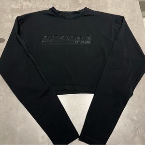 Alphalete long sleeve crop top